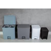 Lixeira Com Pedal Trium 6 L Bege Ou - 5