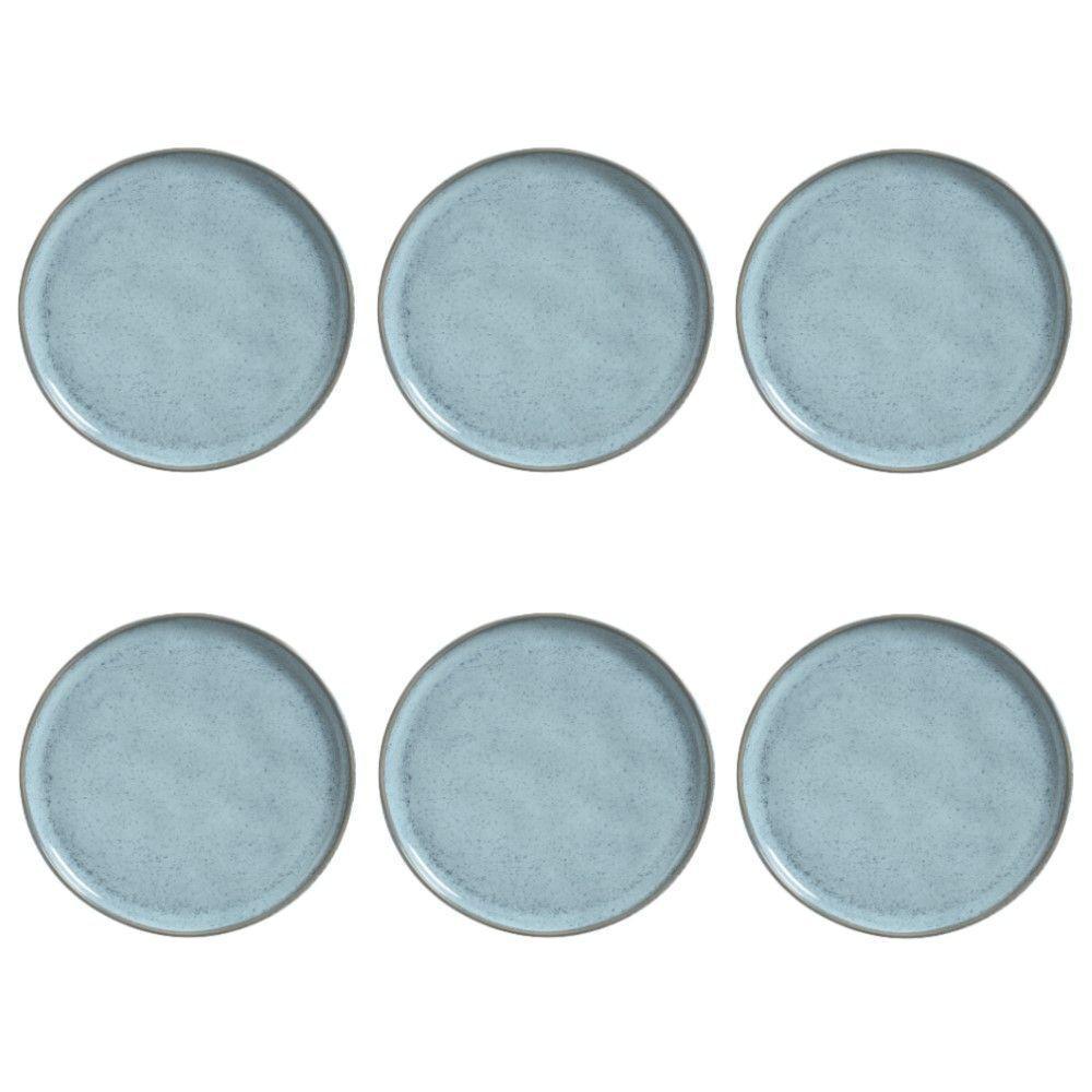 Conjunto De Pratos Rasos 06 Peças Bio Breeze Porto Brasil - 1