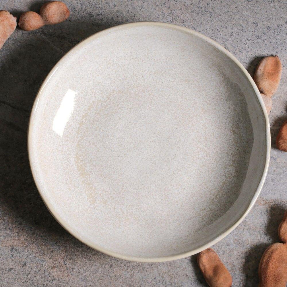 Conjunto Com 04 Travessas Oval Rasa Média 30x20 Cm Orgânico Latte Porto Brasil - 5