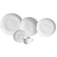 Aparelho De Jantar 30 Peças Orgânico New White Porto Brasil - 1