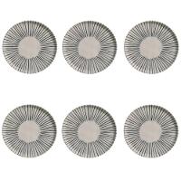 Conjunto De Pratos De Sobremesa 06 Peças Bio Elemento Porto Brasil - 1