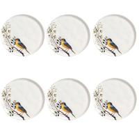 Conjunto De Pratos Rasos 06 Peças Bio Birdy Porto Brasil - 1
