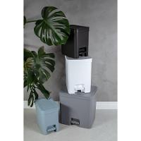 Lixeira Com Pedal Trium 6 L Branco Ou - 6