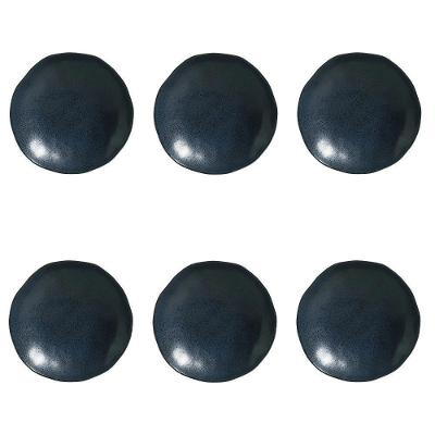 Conjunto De Pratos Fundos 06 Peças Orgânico Night Blue Porto Brasil
