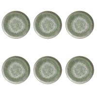 Conjunto De Pratos De Sobremesa 06 Peças Bio Moss Porto Brasil - 1