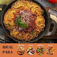 Kit 3 Travessas Redonda 22 Cm 1,7l Em Ferro Fundido Panela Mineira - 6