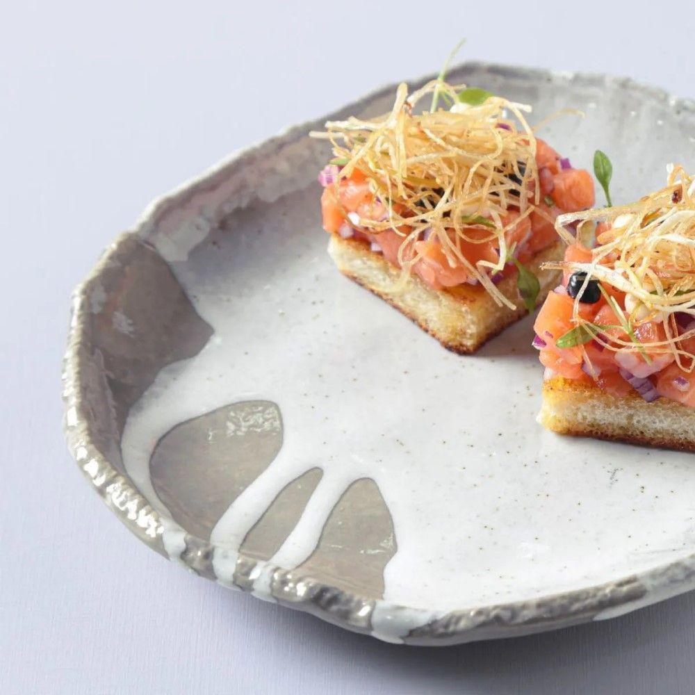 Conjunto De Pratos De Sobremesa 04 Peças Orgânico Eco Pampa Porto Brasil - 4