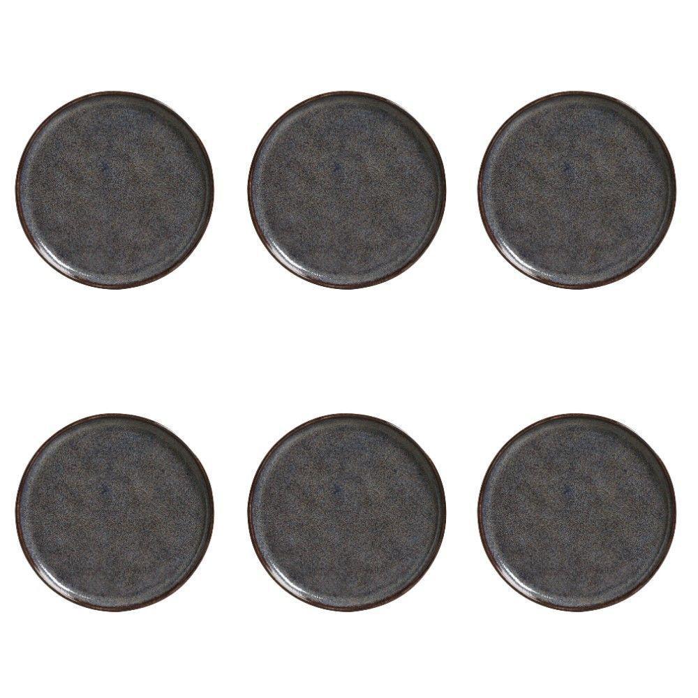 Conjunto De Pratos De Sobremesa 06 Peças Bio Titanium Porto Brasil - 1