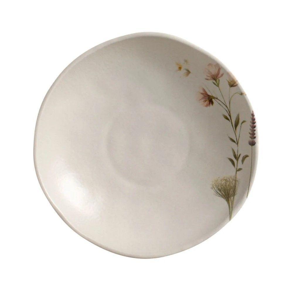 Conjunto De Pratos Fundos 06 Peças Orgânico Lavanda Porto Brasil - 2