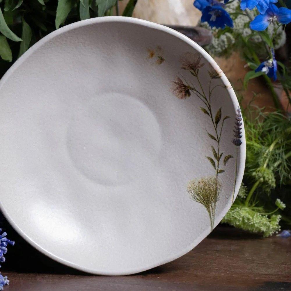 Conjunto De Pratos Fundos 06 Peças Orgânico Lavanda Porto Brasil - 3