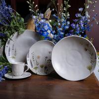 Conjunto De Pratos Fundos 06 Peças Orgânico Lavanda Porto Brasil - 4