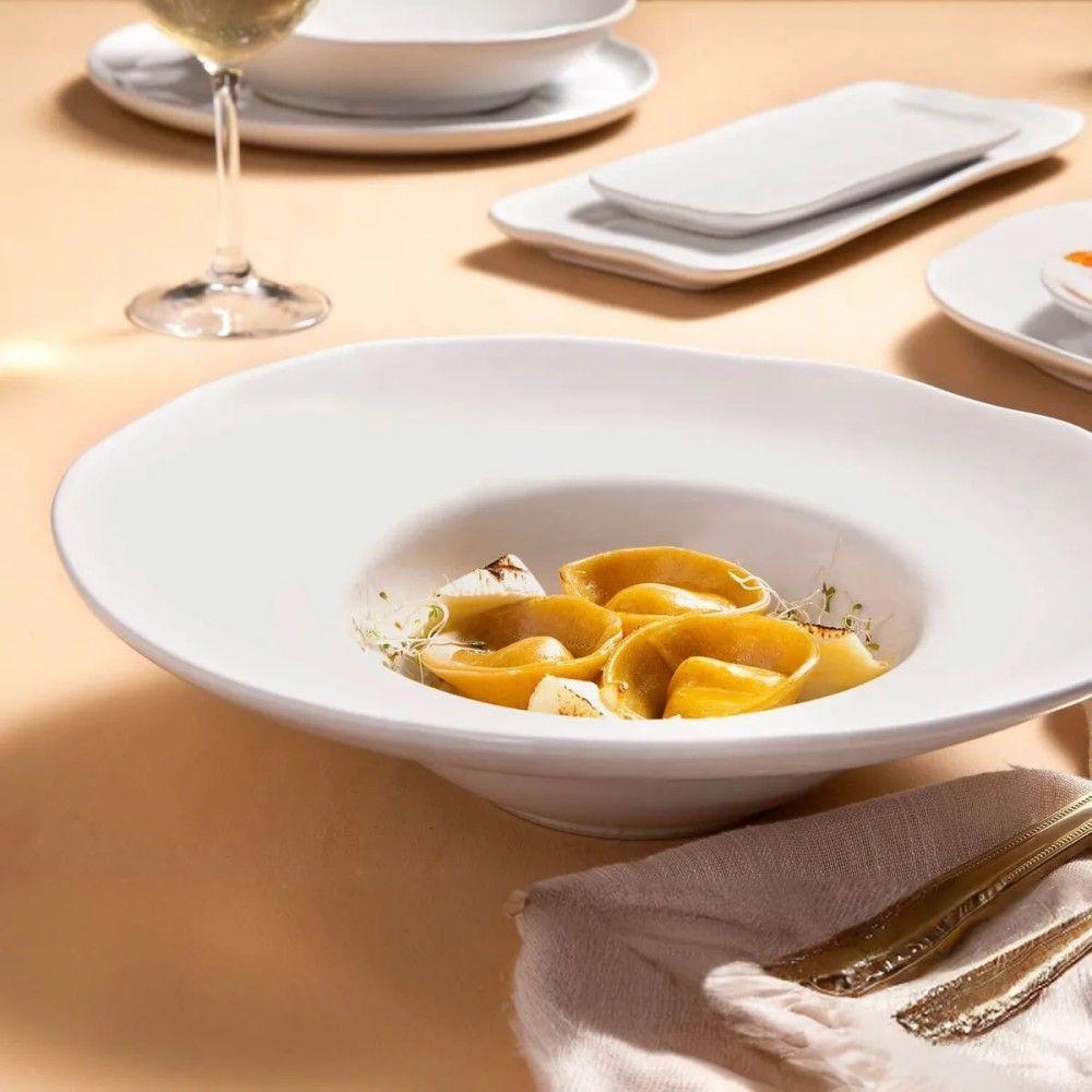 Jogo De Pratos 18 Peças Orgânico New White Porto Brasil - 7