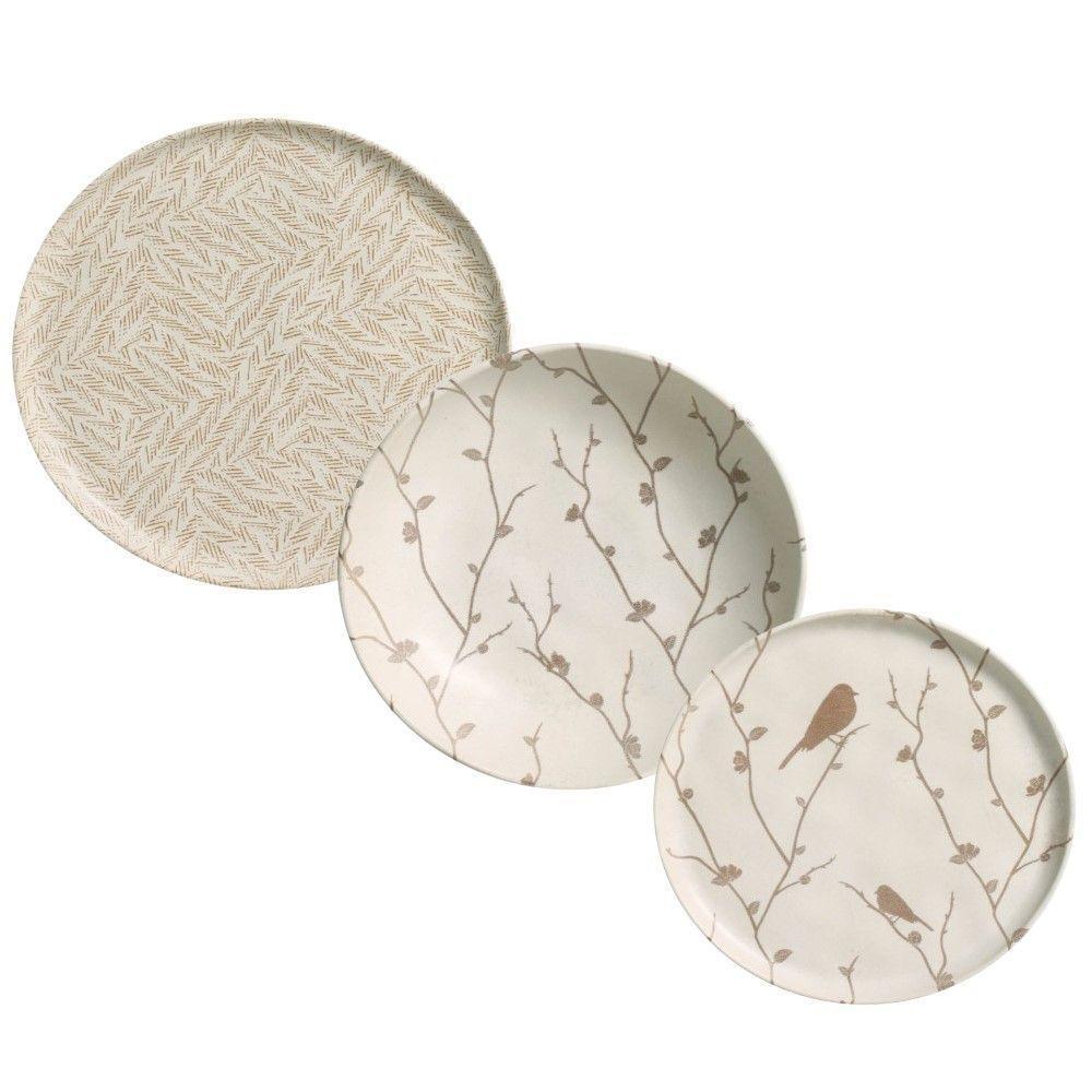 Jogo De Pratos 18 Peças Bio Luar Porto Brasil - 1