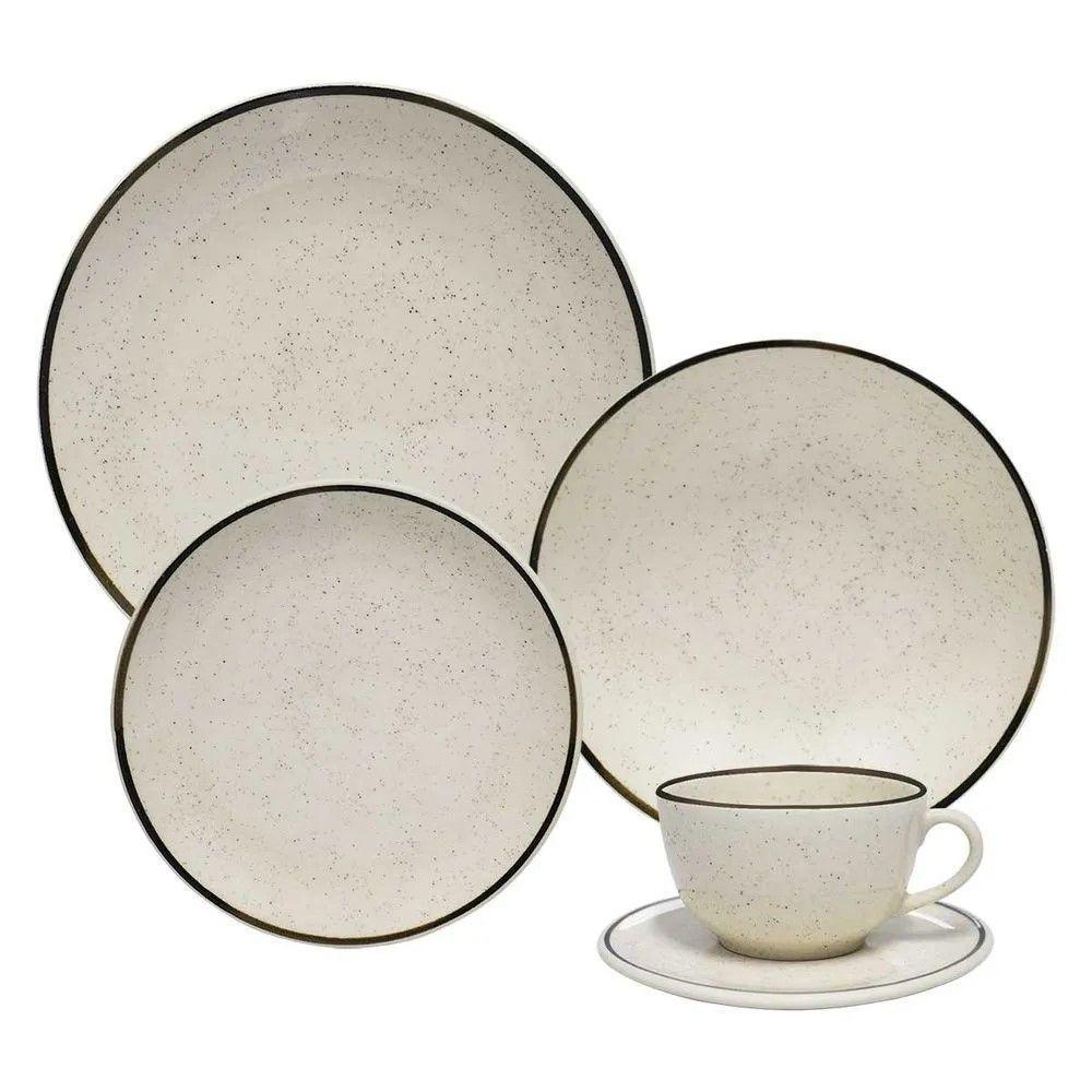 Aparelho De Jantar 20 Peças Unni Brisa Oxford - 1