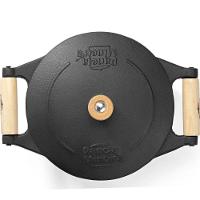 Caçarola Tradição 16 Cm 1,2 L Em Ferro Fundido E Alça De Madeira Panela Mineira