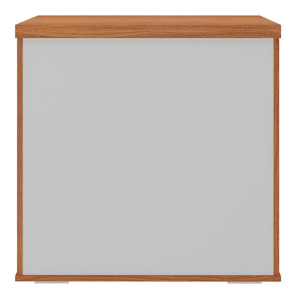 Balcão Para Escritório 74cm 2 Portas Rayly Freijó Branco A06 Mpozenato - 8