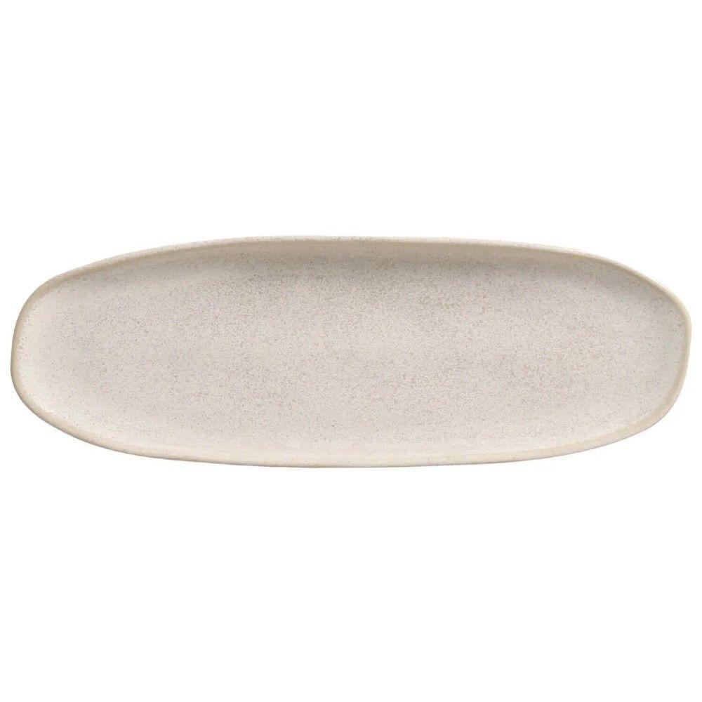 Conjunto Com 04 Travessas Oval Rasa Grande 36x13 Cm Orgânico Latte Porto Brasil - 3