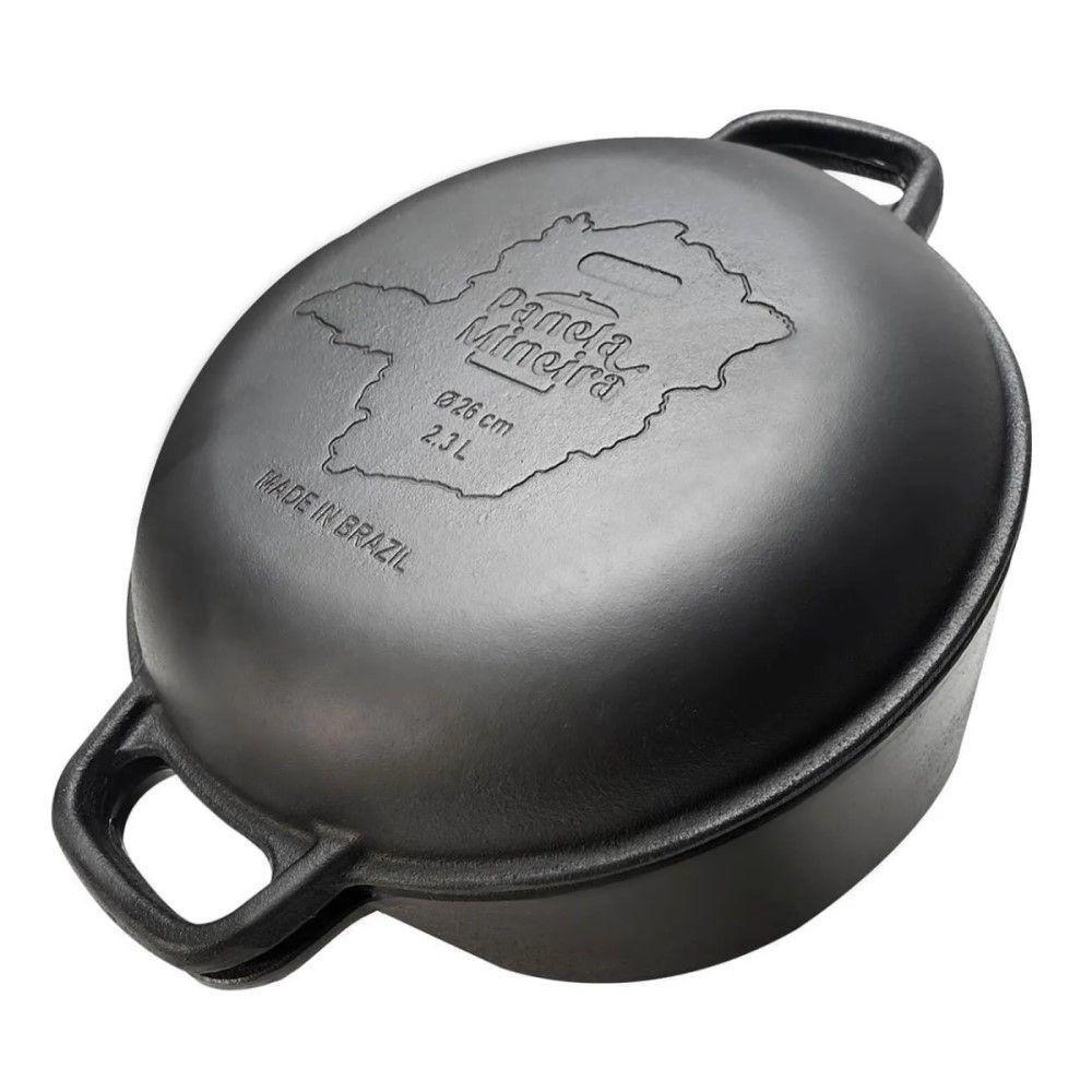 Panela Forno Holandes Mg 28 Cm 8,2 L Em Ferro Fundido Panela Mineira - 1