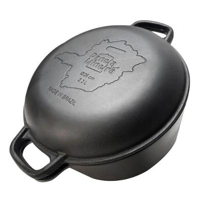 Panela Forno Holandes Mg 28 Cm 8,2 L Em Ferro Fundido Panela Mineira