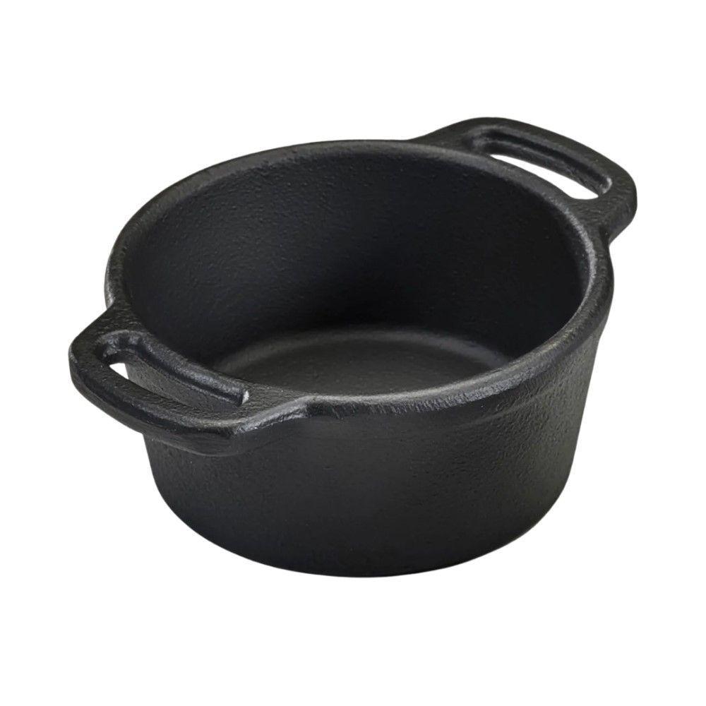 Kit 4 Caçarolas Miniatura 6 Cm 100ml Em Ferro Fundido Panela Mineira - 2