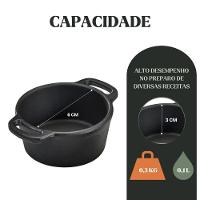 Kit 4 Caçarolas Miniatura 6 Cm 100ml Em Ferro Fundido Panela Mineira - 3