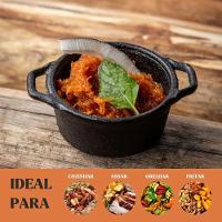 Kit 4 Caçarolas Miniatura 6 Cm 100ml Em Ferro Fundido Panela Mineira - 5