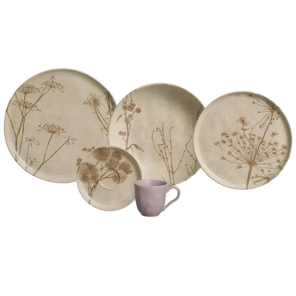 Aparelho De Jantar 30 Peças Bio Cyperus Porto Brasil - 1