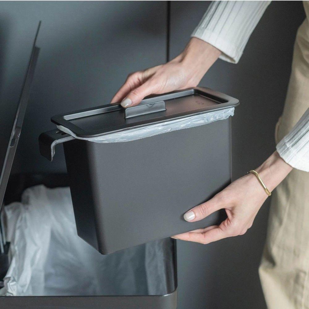Lixeira Com Pedal Trium 46 L + 4 L Preto Ou - 4