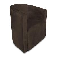 Kit 02 Poltronas Decorativa Lyon Veludo Marrom - Pallazio - 3