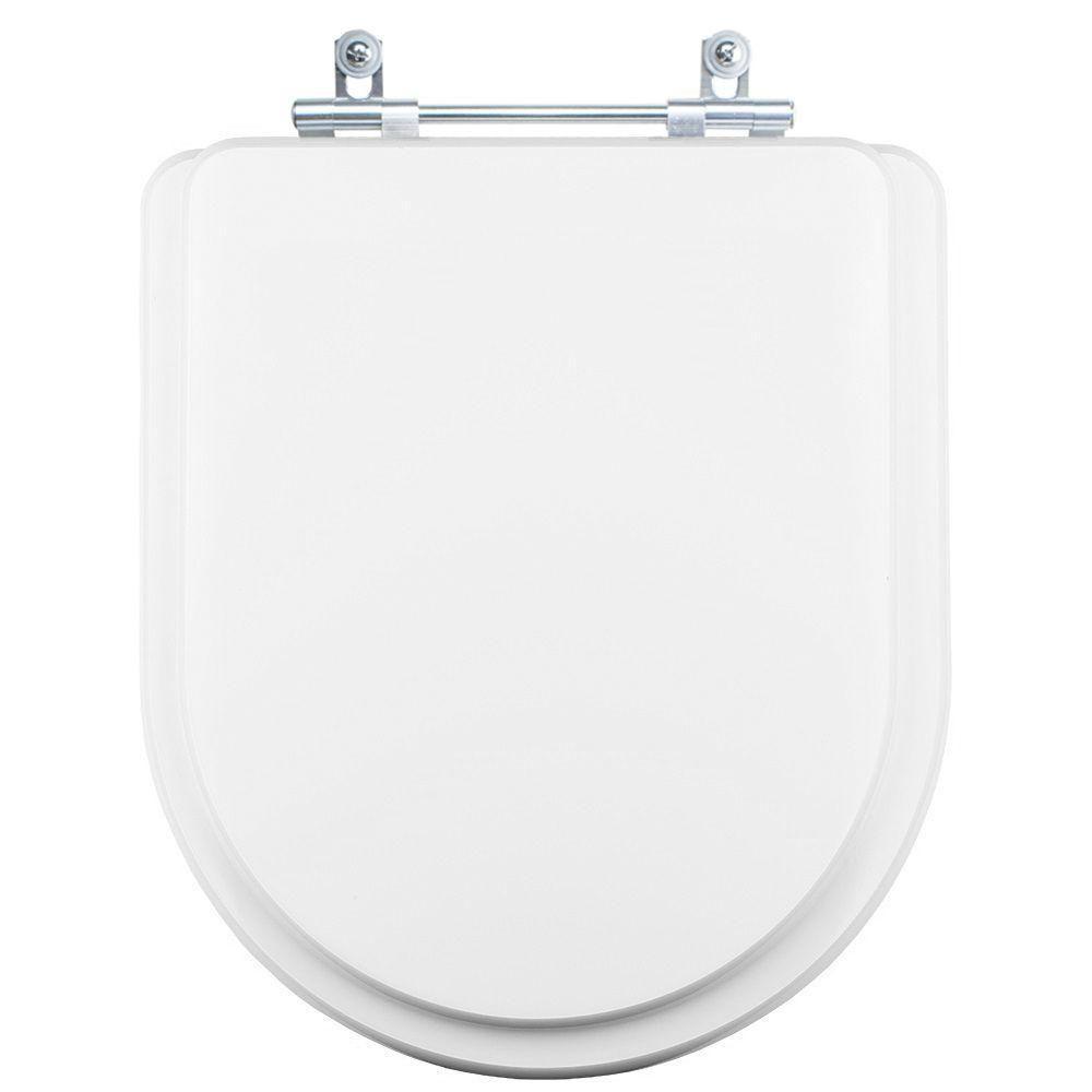 Tampa Vaso Sanitário Poliester Acrilico Riviera Branco Para Bacia Celite - 1