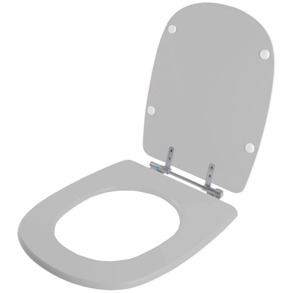 Tampa De Vaso Sabatini Cinza Claro Para Louça Icasa 6lpf - 4