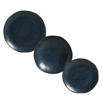 Jogo De Pratos 18 Peças Orgânico Night Blue Porto Brasil