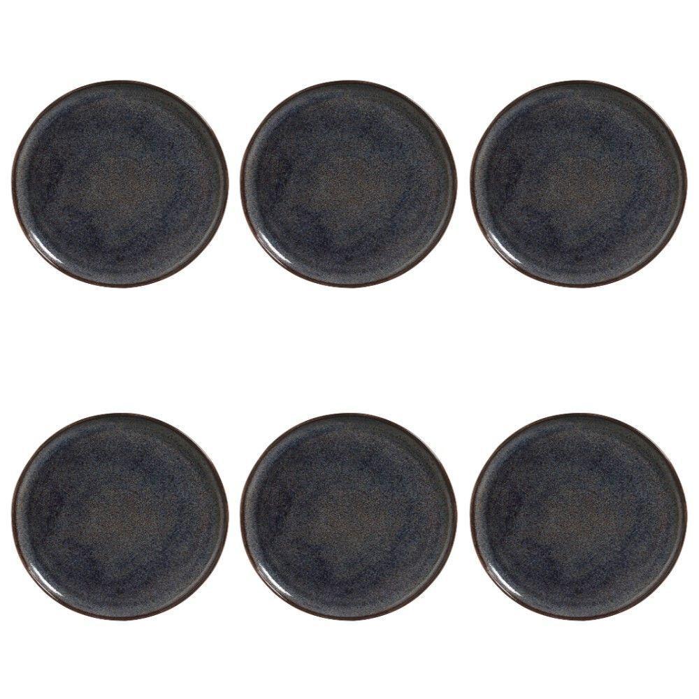 Conjunto De Pratos Rasos 06 Peças Bio Titanium Porto Brasil - 1