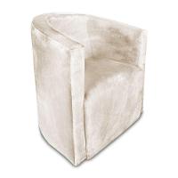 Kit 02 Poltronas Decorativa Lyon Veludo Bege - Pallazio - 3