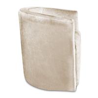 Kit 02 Poltronas Decorativa Lyon Veludo Bege - Pallazio - 5