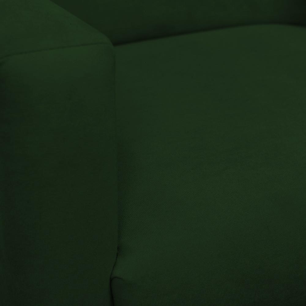 Kit 2 Poltronas Com Puff Redondo Para Sala Nina Verde - 5