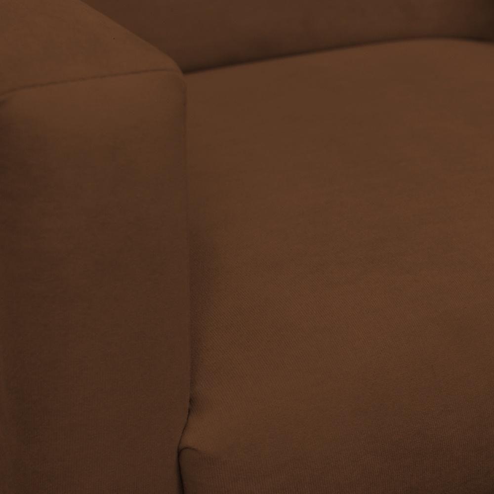 Kit 2 Poltronas Com Puff Redondo Para Sala Nina Cobre - 7