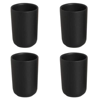 Conjunto Copos Neo 04 Peças 220ml Preto Matte Porto Brasil