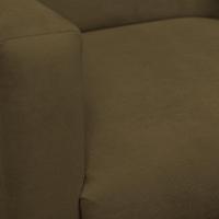 Kit 2 Poltronas Com Puff Redondo Para Sala Nina Claro Marrom Claro - 5