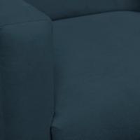 Kit 4 Poltronas Para Sala Pés De Madeira Nina Azul Marinho - 5