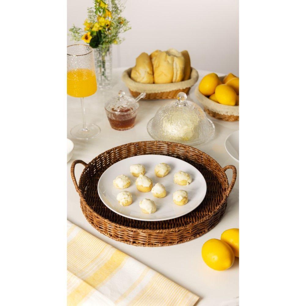 Conjunto De Xícara De Chá Com Pires 06 Peças De Cristal Martelado Com Fio De Ouro Petra Lyor - 5