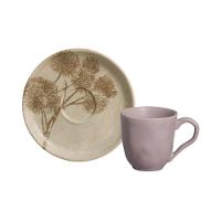 Conjunto De Xícara De Cafezinho Com Pires 06 Peças Bio Cyperus Porto Brasil - 2