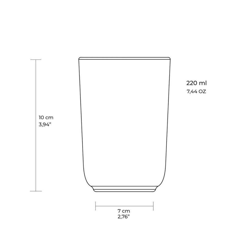 Conjunto Copos Neo 04 Peças 220ml Latte Porto Brasil - 3