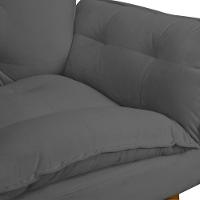 Kit 4 Poltronas Para Descanço Sala Opala Cinza - 5