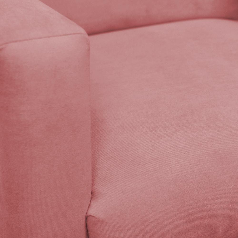 Kit 2 Poltronas Com Puff Redondo Para Sala Nina Rosa - 5