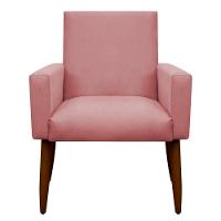 Kit 2 Poltronas Com Puff Redondo Para Sala Nina Rosa - 2