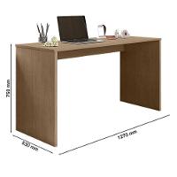 Mesa Para Computador E Gaveteiro Gávea Com Chave 4 Gavetas Freijó Fosco - Móveis Leão - 3