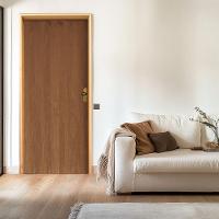 Kit Porta Lisa Padrão Imbuia 1.02 X 2.10 Batente 14cm Fechadura Interna Lado Esquerdo - Hale - 2