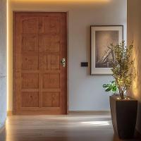 Porta Torneada 10 Bicos 82 X 2.10 Batente Ecológico 14 Cm Fechadura Externa Taco De Golfe Lado Esquerdo - Rodam - 2