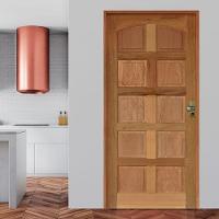 Kit Porta Topázio Mista 82 X 2.10 Batente Misto 11 Cm Fechadura Externa Lado Esquerdo - Rodam - 2